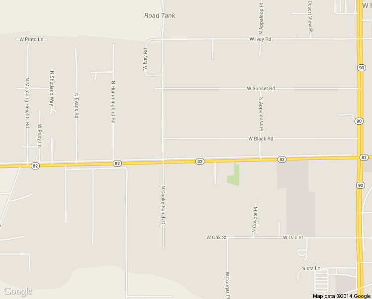 map of restaurants, bars, coffee shops, grocery stores, and more near 593 Highway 82 in Huachuca City