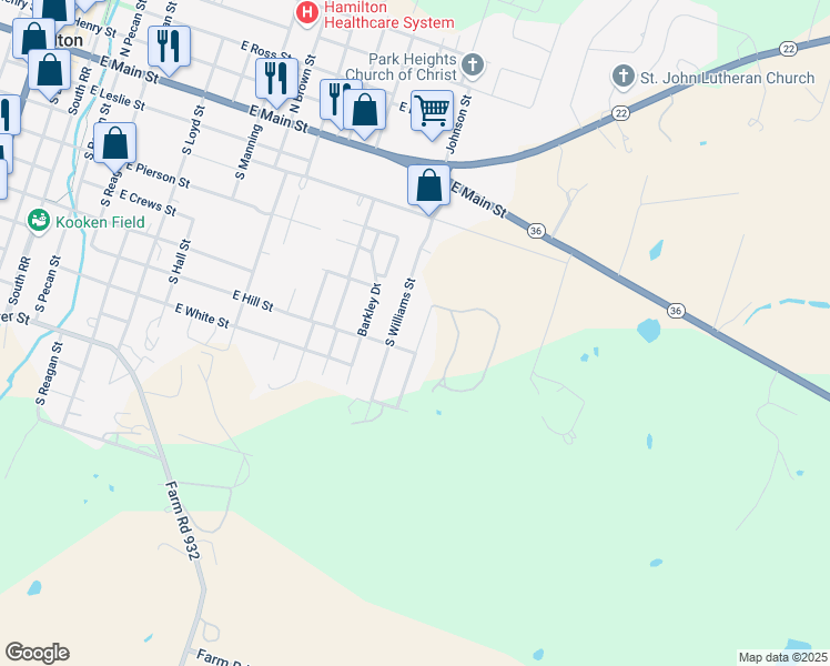map of restaurants, bars, coffee shops, grocery stores, and more near 501 Jones Street in Hamilton
