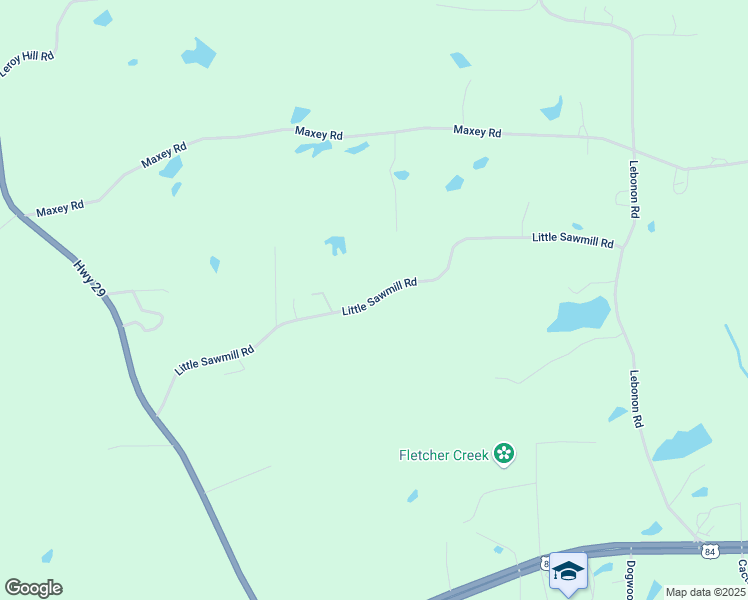 map of restaurants, bars, coffee shops, grocery stores, and more near Little Sawmill Road in Laurel