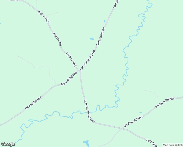 map of restaurants, bars, coffee shops, grocery stores, and more near 856 Lott Smith Road Northwest in Brookhaven