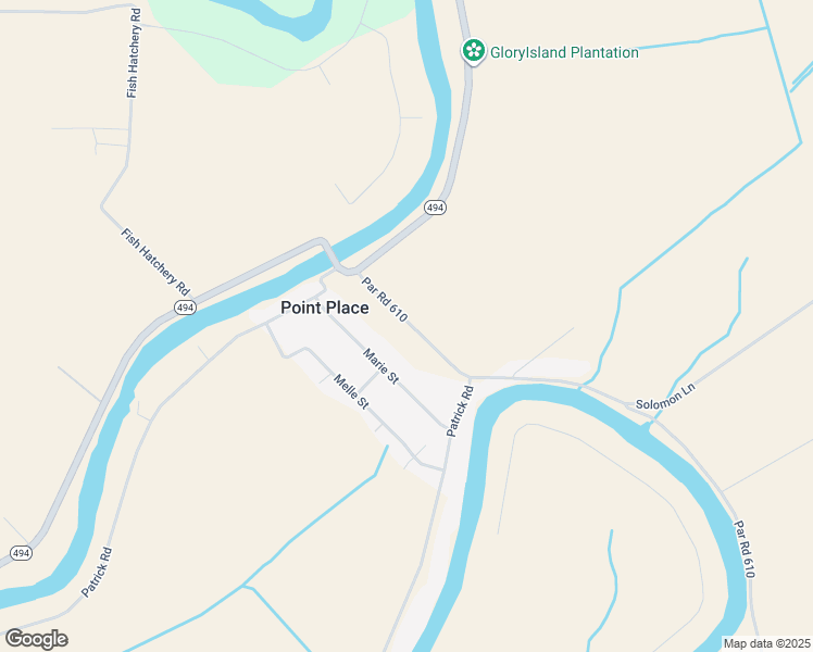 map of restaurants, bars, coffee shops, grocery stores, and more near 101-245 Par Road 610 in Natchitoches