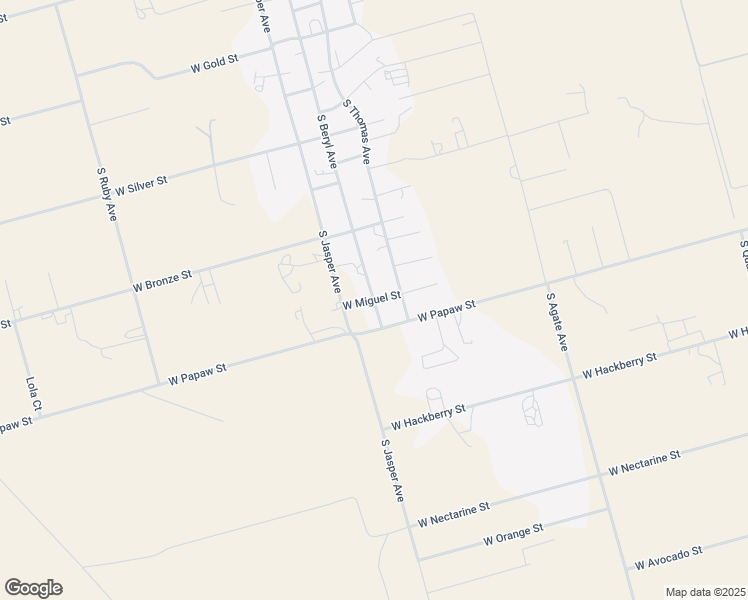 map of restaurants, bars, coffee shops, grocery stores, and more near 7699 West Miguel Street in Odessa