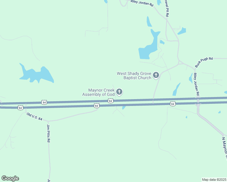 map of restaurants, bars, coffee shops, grocery stores, and more near 5408 U.S. 84 in Waynesboro