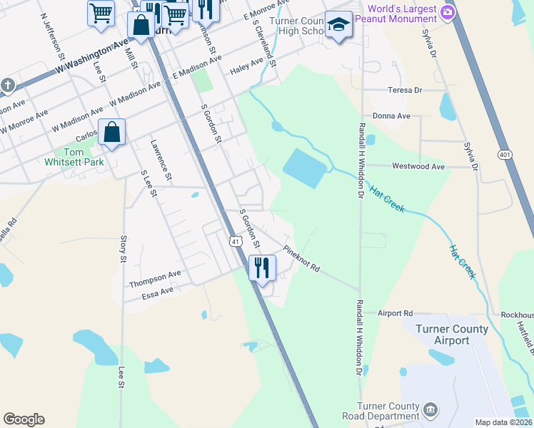 map of restaurants, bars, coffee shops, grocery stores, and more near 246 Pearl Avenue in Ashburn