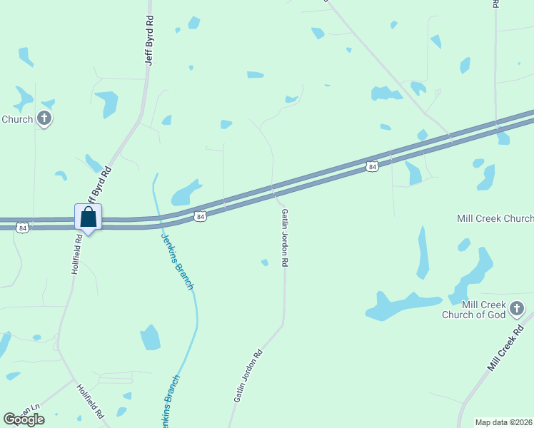 map of restaurants, bars, coffee shops, grocery stores, and more near 3007 U.S. 84 in Laurel