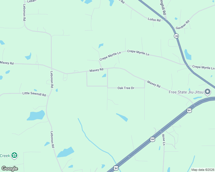map of restaurants, bars, coffee shops, grocery stores, and more near 14 P Nut Sumrall Road in Laurel