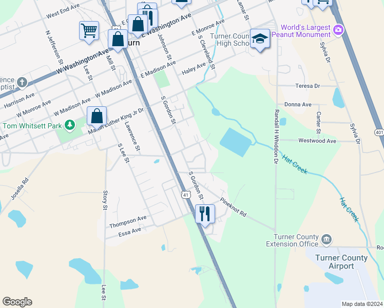 map of restaurants, bars, coffee shops, grocery stores, and more near 130 John Dye Lane in Ashburn