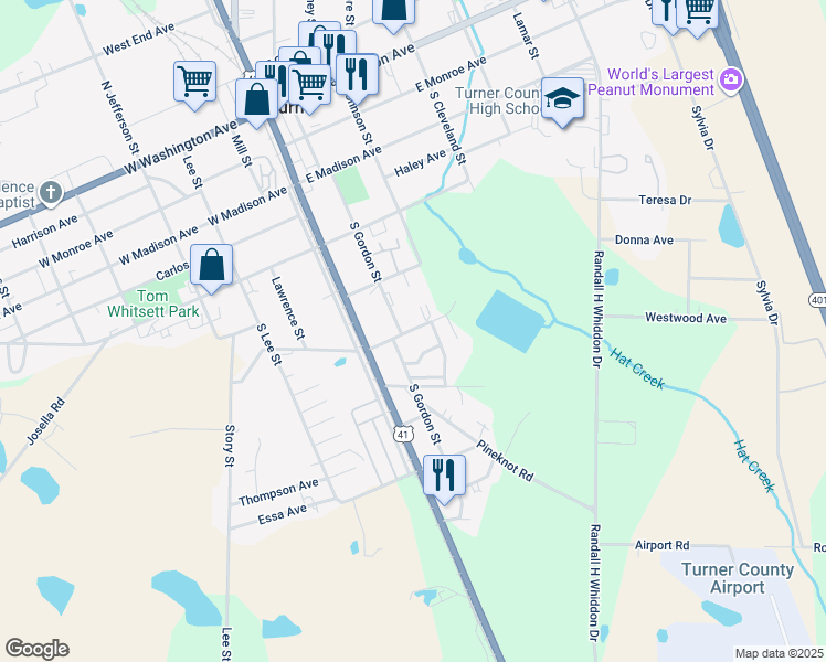 map of restaurants, bars, coffee shops, grocery stores, and more near 130 John Dye Lane in Ashburn