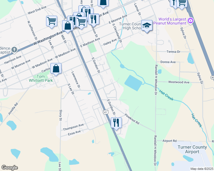 map of restaurants, bars, coffee shops, grocery stores, and more near 130 John Dye Lane in Ashburn