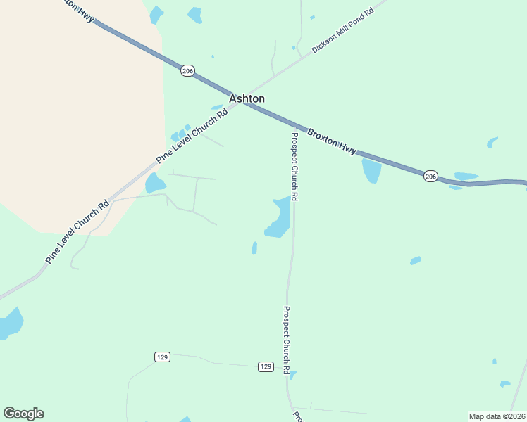 map of restaurants, bars, coffee shops, grocery stores, and more near 143 Prospect Church Road in Fitzgerald