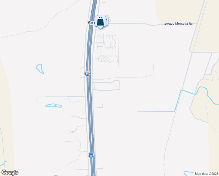 map of restaurants, bars, coffee shops, grocery stores, and more near East Frontage Road in Amado