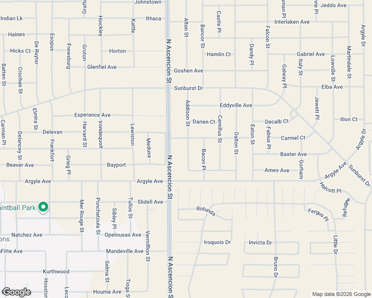 map of restaurants, bars, coffee shops, grocery stores, and more near Unnamed Road in El Paso