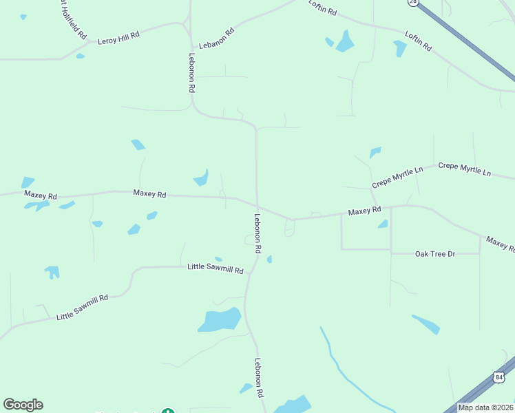 map of restaurants, bars, coffee shops, grocery stores, and more near 343 Maxey Road in Laurel