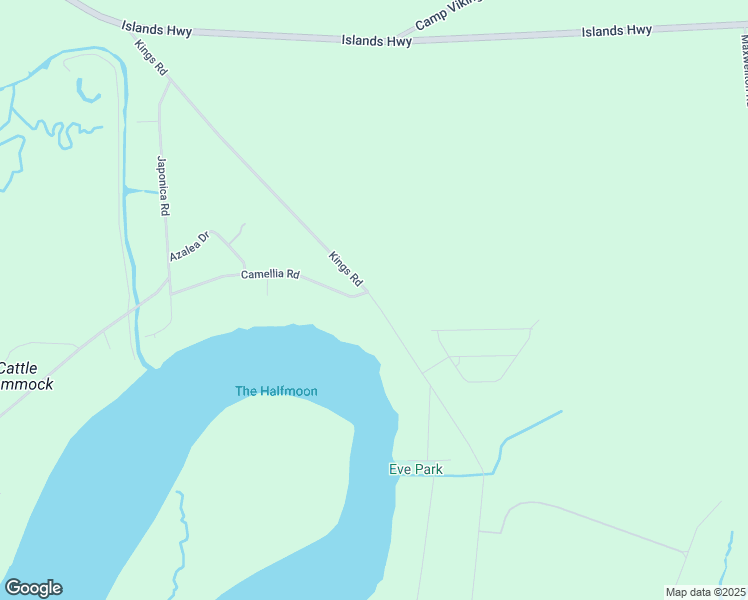 map of restaurants, bars, coffee shops, grocery stores, and more near 21 Kings Road in Midway