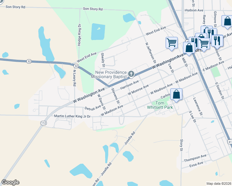 map of restaurants, bars, coffee shops, grocery stores, and more near 135 Stevens Street in Ashburn