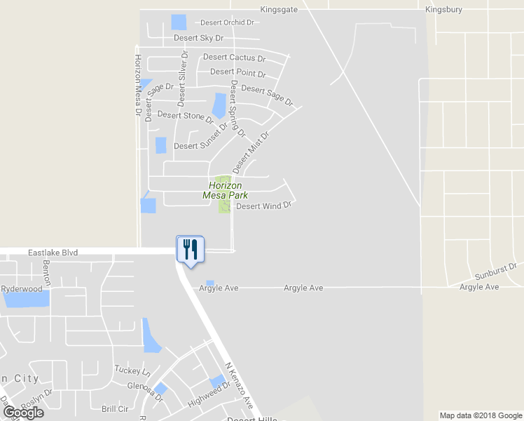 map of restaurants, bars, coffee shops, grocery stores, and more near 14336 Desert Wind Drive in El Paso