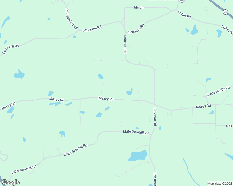 map of restaurants, bars, coffee shops, grocery stores, and more near 40-262 Maxey Road in Laurel