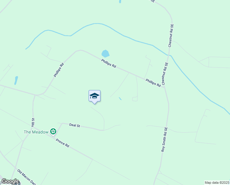 map of restaurants, bars, coffee shops, grocery stores, and more near 76 Pine View Road Southeast in Ludowici