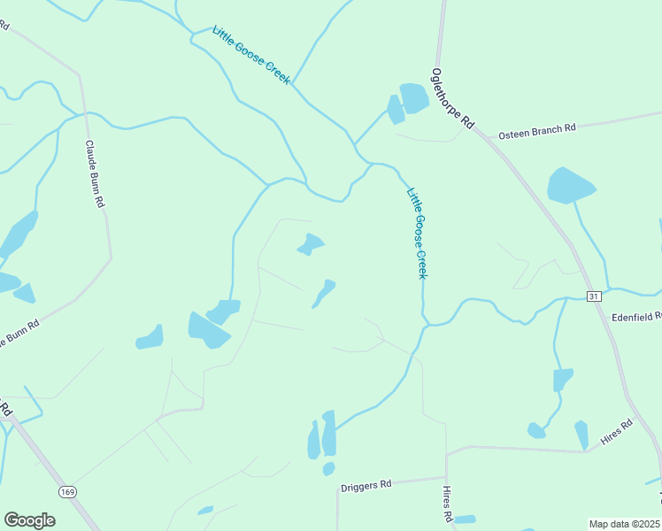 map of restaurants, bars, coffee shops, grocery stores, and more near 256 Eagles Wing Flight in Jesup