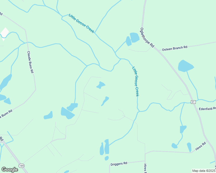 map of restaurants, bars, coffee shops, grocery stores, and more near 256 Eagles Wing Flight in Jesup