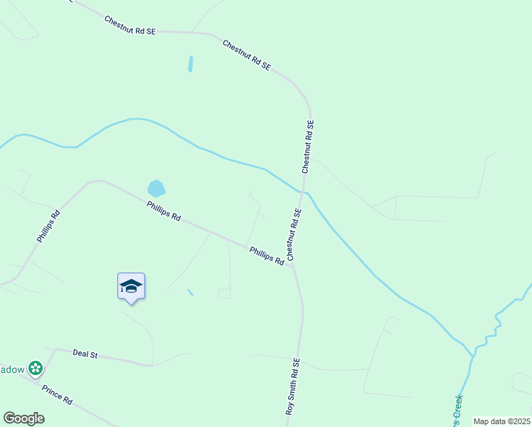 map of restaurants, bars, coffee shops, grocery stores, and more near 123 Chestnut Road Southeast in Ludowici