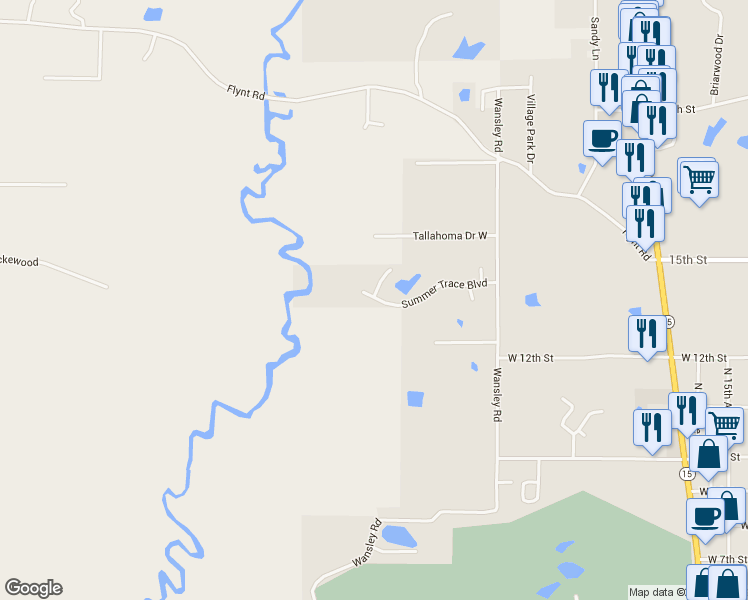 map of restaurants, bars, coffee shops, grocery stores, and more near 29 Summer Trace Blvd in Laurel