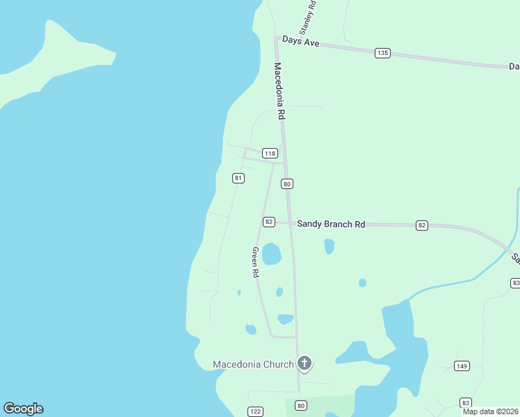 map of restaurants, bars, coffee shops, grocery stores, and more near 32 Gopher Ridge Parkway in Fort Gaines