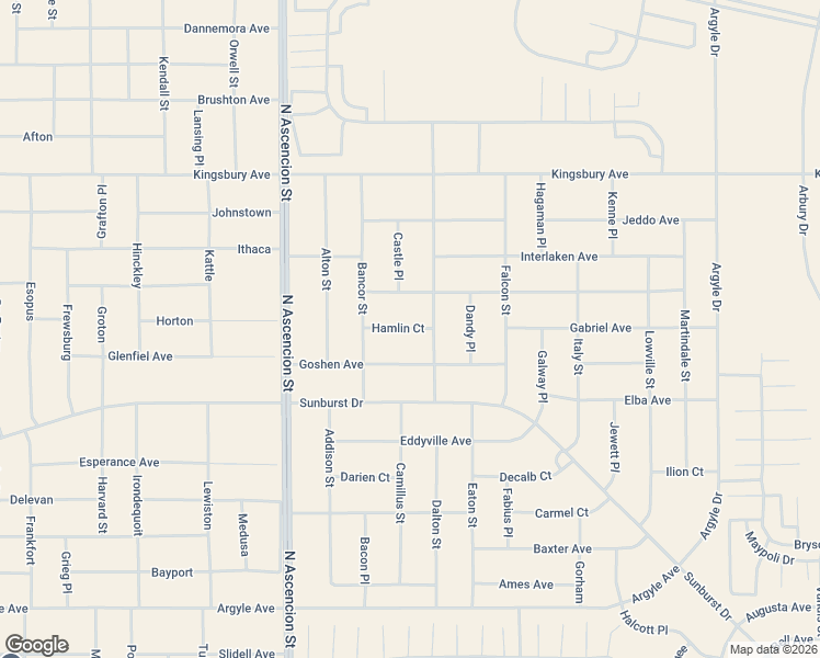 map of restaurants, bars, coffee shops, grocery stores, and more near Unnamed Road in El Paso