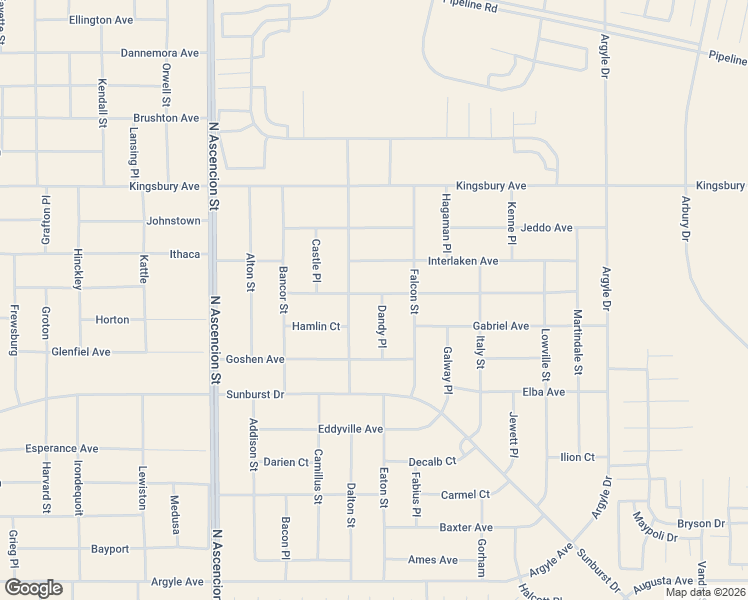 map of restaurants, bars, coffee shops, grocery stores, and more near Unnamed Road in El Paso