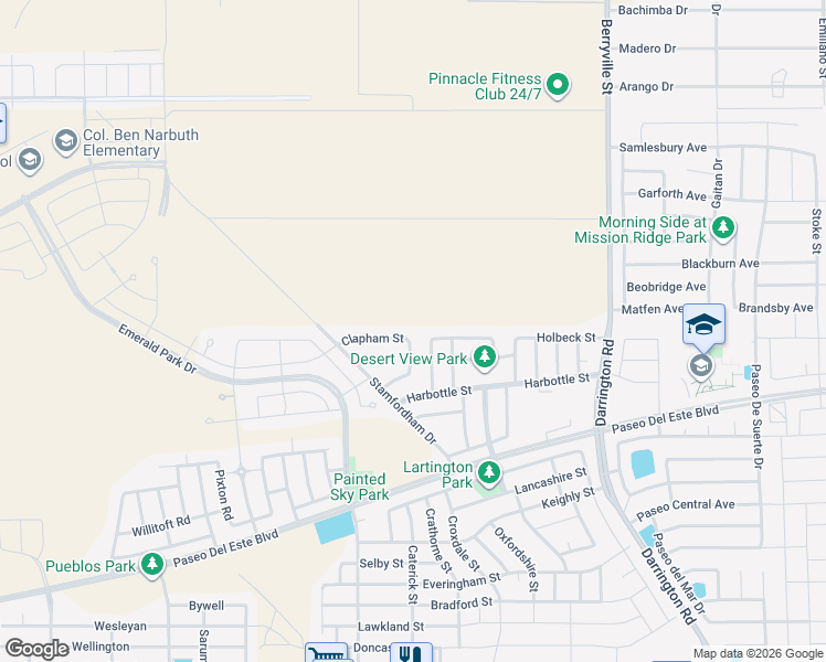 map of restaurants, bars, coffee shops, grocery stores, and more near 13497 coldham st in El Paso