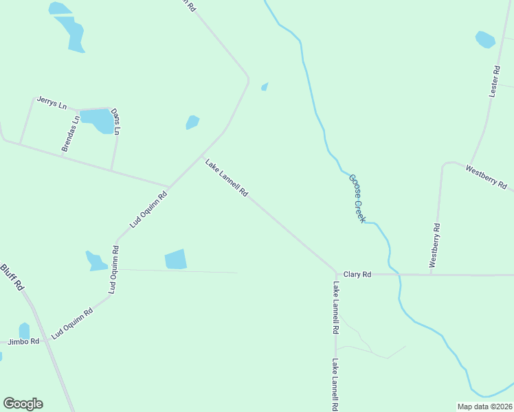 map of restaurants, bars, coffee shops, grocery stores, and more near 2495-2499 Lake Lannell Road in Odum