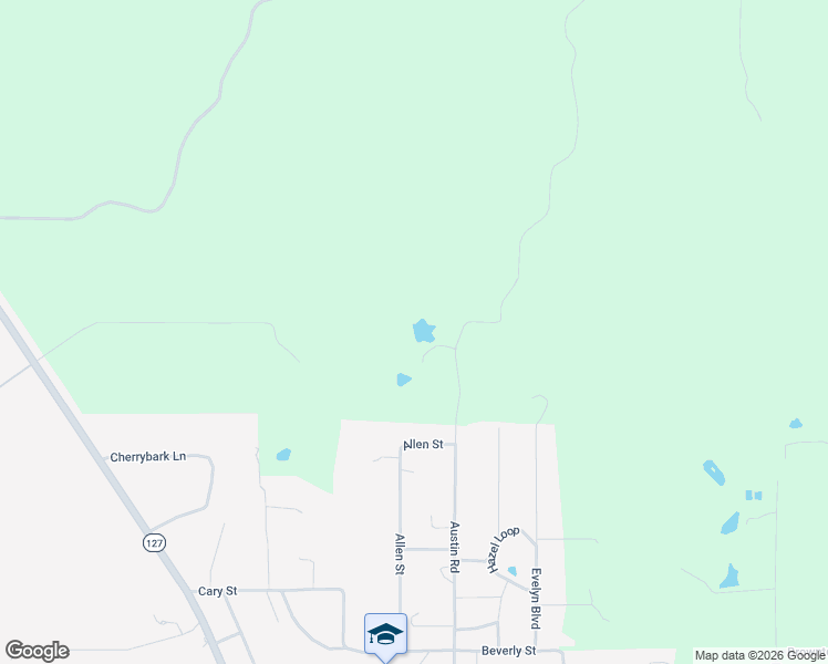 map of restaurants, bars, coffee shops, grocery stores, and more near 2004 Austin Road in Jena