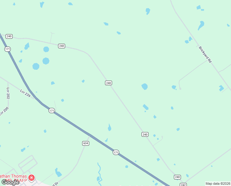 map of restaurants, bars, coffee shops, grocery stores, and more near County Road 240 in Limestone County