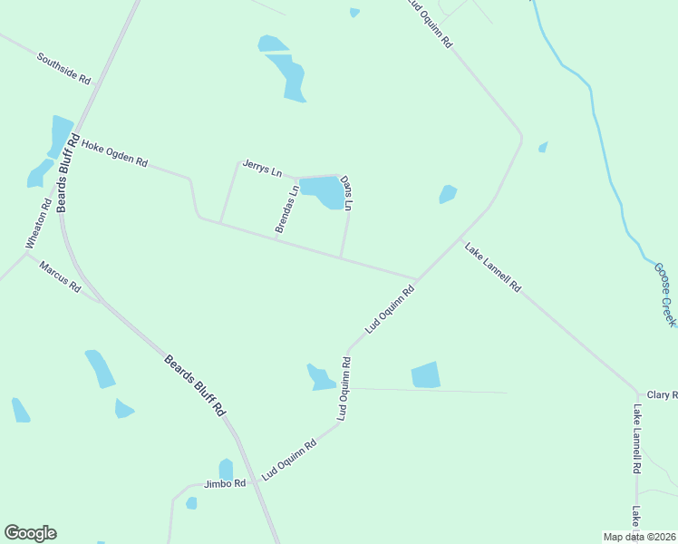 map of restaurants, bars, coffee shops, grocery stores, and more near 822-898 Hoke Ogden Road in Odum