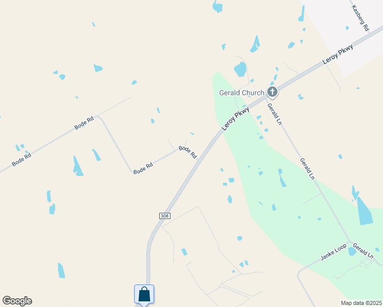 map of restaurants, bars, coffee shops, grocery stores, and more near 2734 Bode Road in West