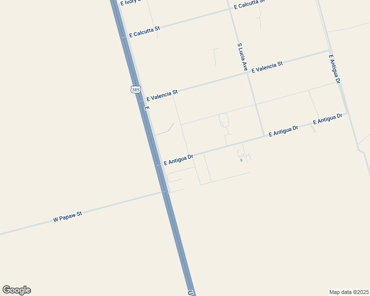 map of restaurants, bars, coffee shops, grocery stores, and more near 169 East Antigua Drive in Odessa