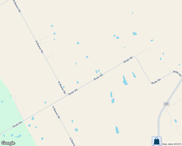 map of restaurants, bars, coffee shops, grocery stores, and more near 2734 Bode Road in West