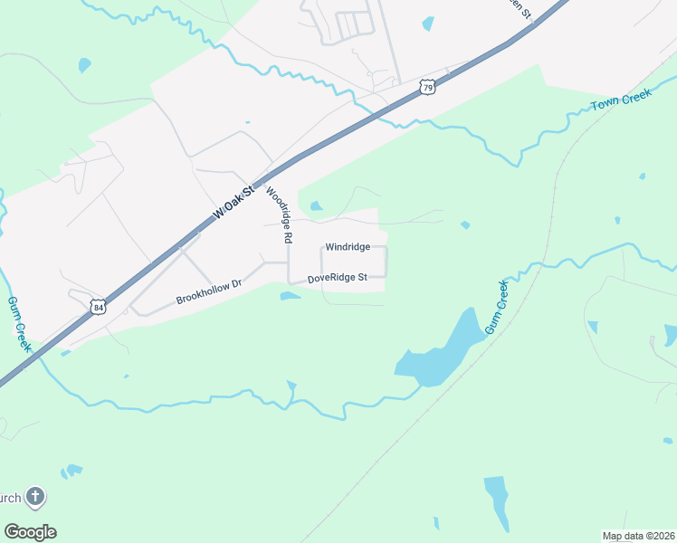 map of restaurants, bars, coffee shops, grocery stores, and more near 309 DoveRidge Street in Palestine