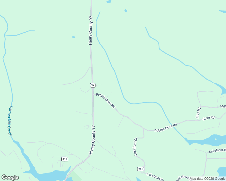 map of restaurants, bars, coffee shops, grocery stores, and more near 203 Pebble Cove Road in Abbeville