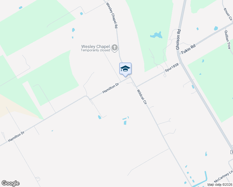 map of restaurants, bars, coffee shops, grocery stores, and more near 137 Hamilton Drive in Waco