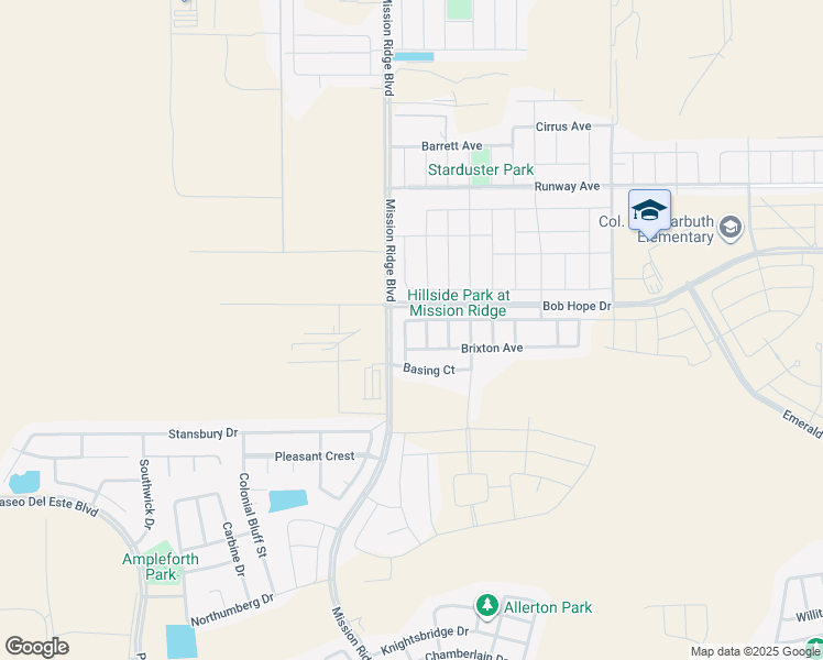 map of restaurants, bars, coffee shops, grocery stores, and more near 912 Cottage Place in El Paso