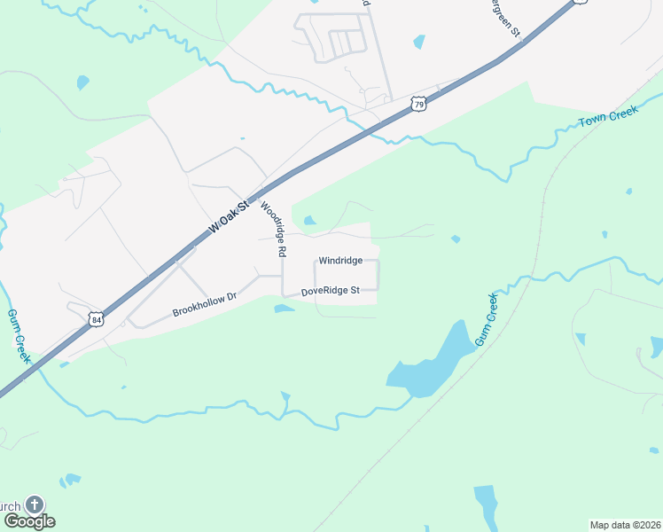 map of restaurants, bars, coffee shops, grocery stores, and more near 309 DoveRidge Street in Palestine