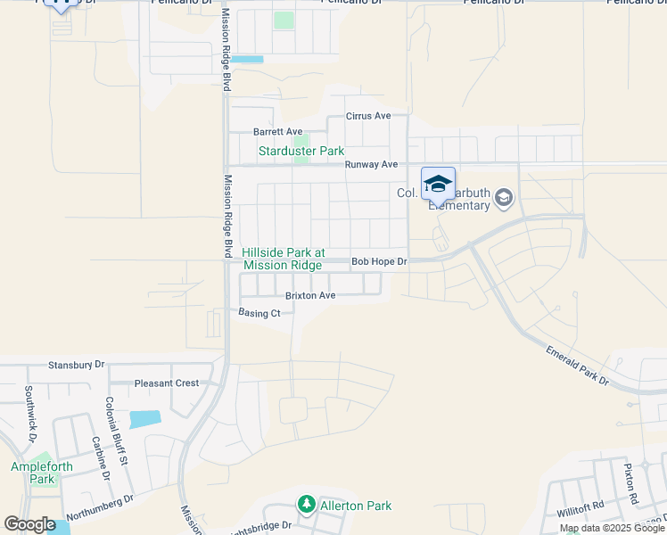 map of restaurants, bars, coffee shops, grocery stores, and more near 12753 Witton Place in El Paso
