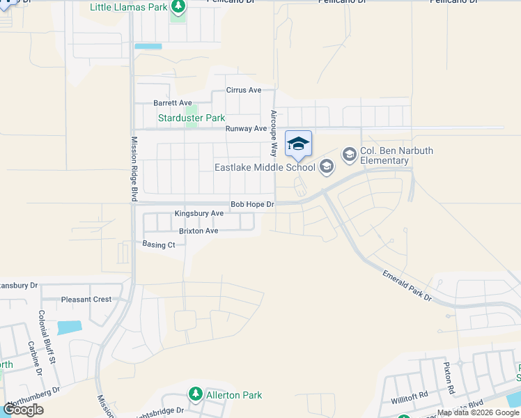 map of restaurants, bars, coffee shops, grocery stores, and more near 912 Greenbury Place in El Paso