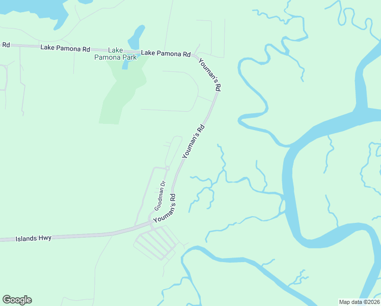 map of restaurants, bars, coffee shops, grocery stores, and more near 375 Youman's Road in Midway