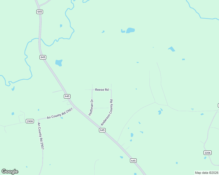map of restaurants, bars, coffee shops, grocery stores, and more near 203 Happy Acres Drive in Palestine