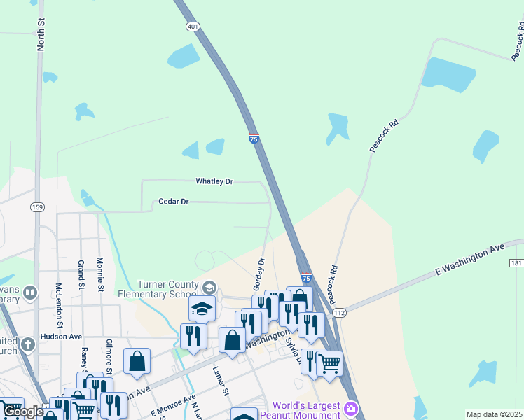 map of restaurants, bars, coffee shops, grocery stores, and more near 816 Cedar Drive in Ashburn