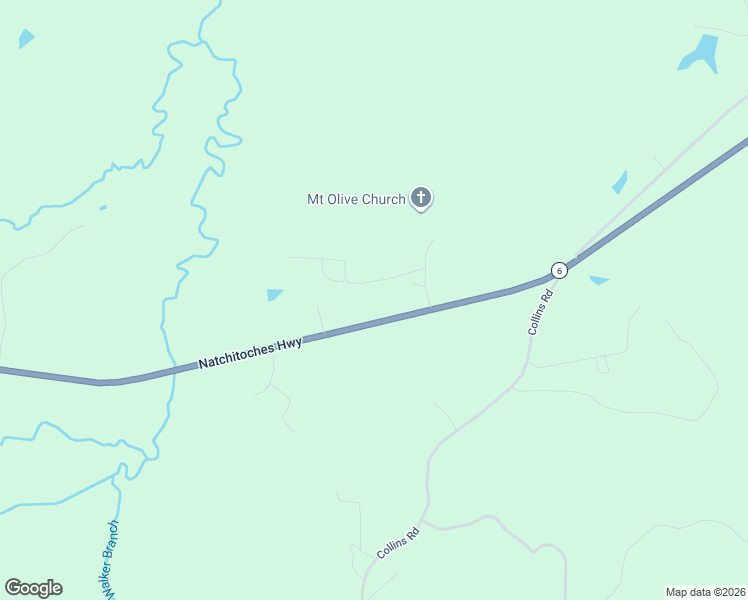 map of restaurants, bars, coffee shops, grocery stores, and more near 5964 Louisiana 6 in Natchitoches