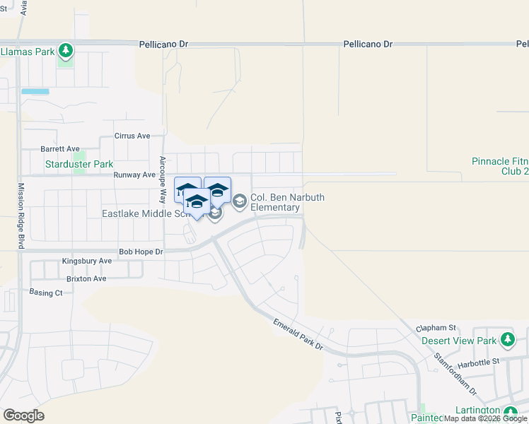 map of restaurants, bars, coffee shops, grocery stores, and more near El Paso Natural Gas Maint Road in El Paso