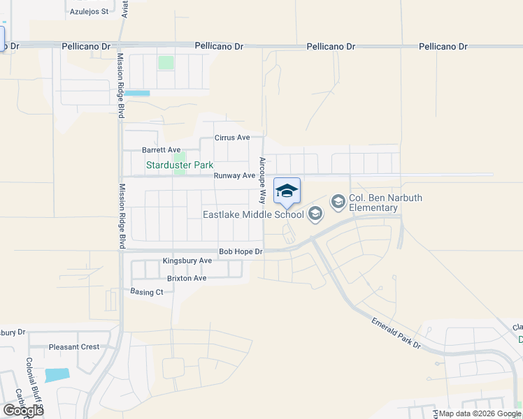 map of restaurants, bars, coffee shops, grocery stores, and more near in El Paso